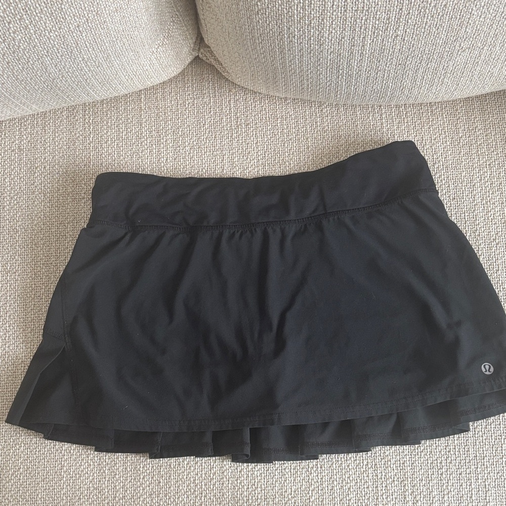 Lululemon Black Athletic tennis skirt